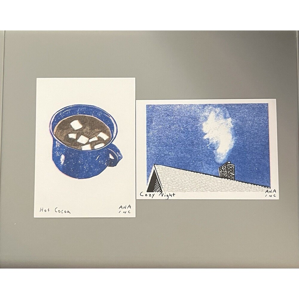 Ana Inciardi Mini Print Set - Hot Cocoa and Cozy Night